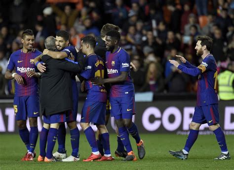 Barcelona Player Ratings Vs Valencia