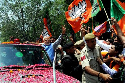 Modi's BJP Ahead In Delhi Elections