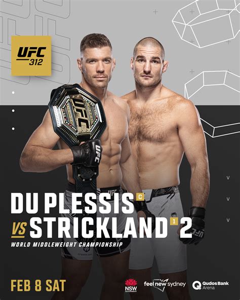 UFC 312: Du Plessis Beats Strickland